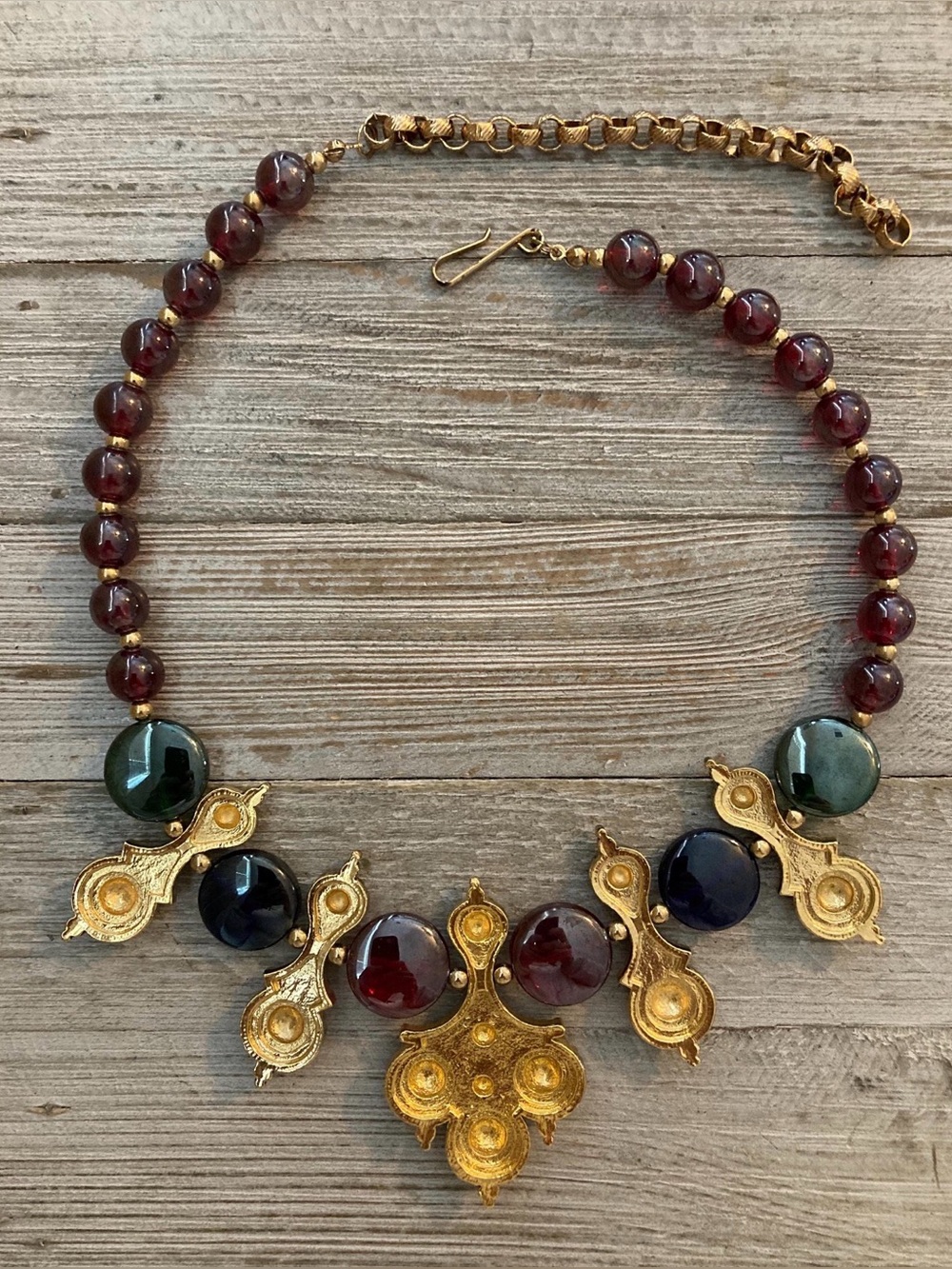 JOSE BARRERA x Avon Vintage Adriatic Collection Moghul Necklace & Earring Set - Picture 9 of 12